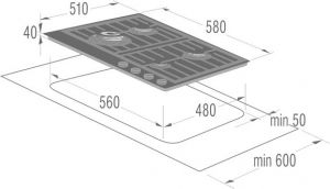 Варочная поверхность GORENJE GT 6 SY2B
