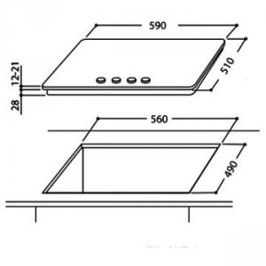 Варочная поверхность WHIRLPOOL AKR 363 IX