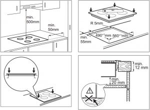Варочная поверхность ELECTROLUX EHF 56547 XK