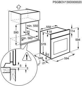Духовка ELECTROLUX EOB 93430 CW