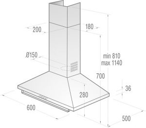 Вытяжка GORENJE DK 63 CLB