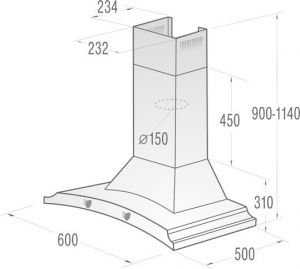 Вытяжка GORENJE DK 63 MCLB