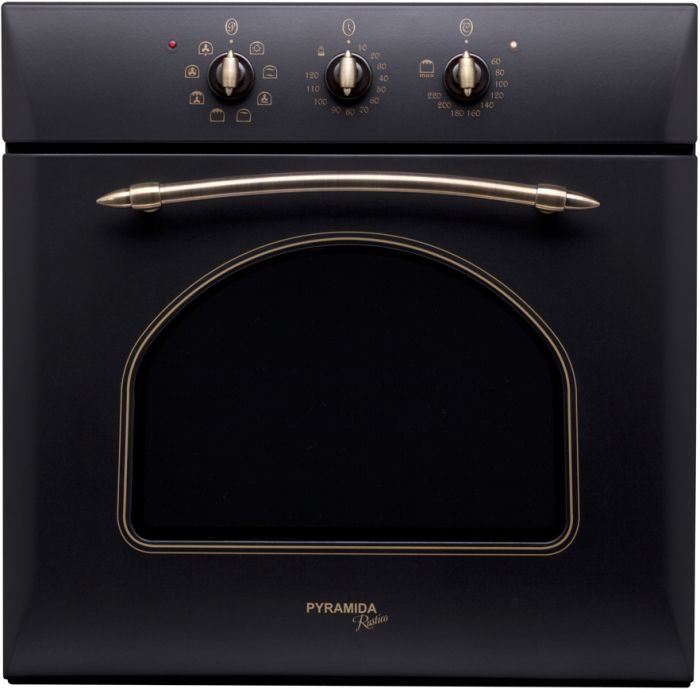 Духовка PYRAMIDA F 84 ER BLACK RUSTICO