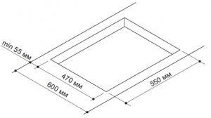 Варочная поверхность PYRAMIDA PFA 640 INOX LUXE