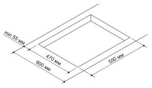 Варочная поверхность PYRAMIDA PSE 641 BLACK