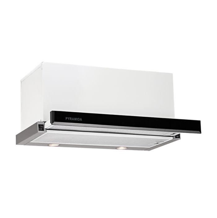 Вытяжка PYRAMIDA TL full glass 60 (1000) INOX BLACK