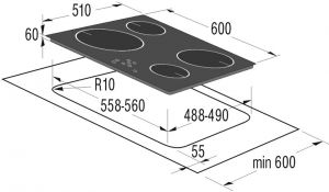 Варочная поверхность GORENJE IT 614 X