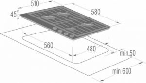 Варочная поверхность GORENJE GT 641 UB