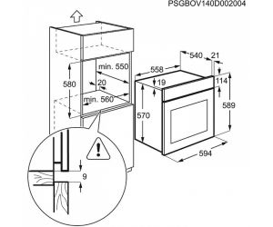 Духовка ELECTROLUX EZB 3410 AOX