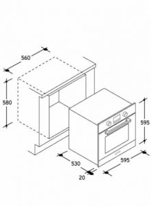 Духовка CANDY FPE 649/6 N