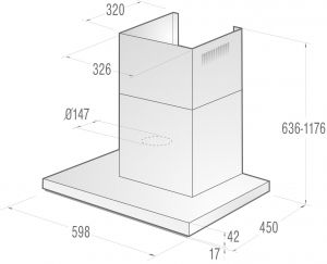 Вытяжка GORENJE WHT 631 E2 X