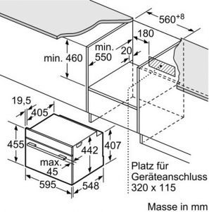 Духовка BOSCH CMG 633 BS 1