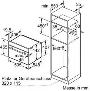 Духовка BOSCH CMG 633 BS 1