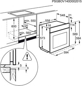 Духовка ELECTROLUX EOB 53434 AX