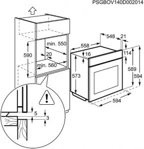 Духовка ELECTROLUX EOB 53434 AX