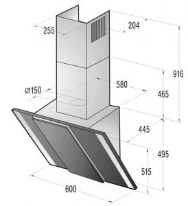 Вытяжка GORENJE DVG 6566 AX