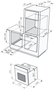 Духовка ARDO HX 045 X