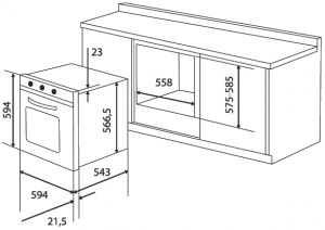 Духовка PYRAMIDA F 84 ETIX