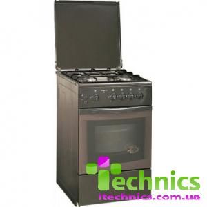 Плита GRETA 1470-0010 коричневая со стекл крышкой