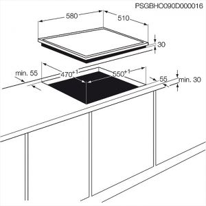 Варочная поверхность ELECTROLUX EHT 6435 K
