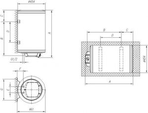 Водонагреватель GORENJE GBFU 150E/V9(GBF150)