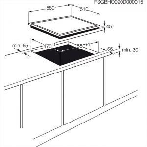 Варочная поверхность ELECTROLUX EHT 6415 K