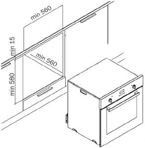 Духовка FRATELLI ONOFRI OVD608SN