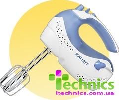 Миксер SCARLETT SC-1041 (WHITE/BLUE)