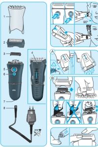 Бритва мужская BRAUN 130-1
