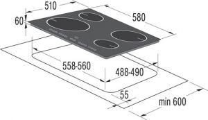 Варочная поверхность GORENJE IT600 BX