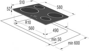 Варочная поверхность GORENJE ICT620ASC