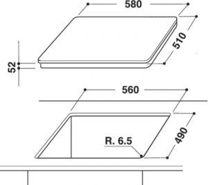 Варочная поверхность WHIRLPOOL ACM702NE