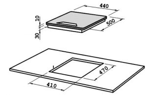 Варочная поверхность ARDO PFS4030X