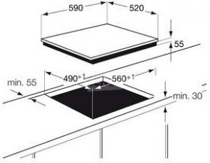 Варочная поверхность ELECTROLUX EHD 60015 P