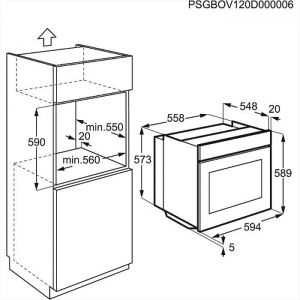 Духовка ELECTROLUX EOB 3450 AOX