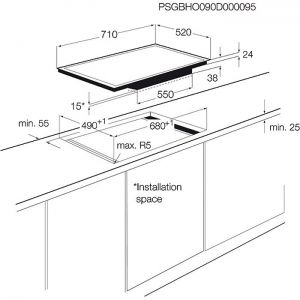 Варочная поверхность ELECTROLUX EHF 7647 FOK