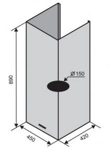 Вытяжка VENTOLUX CUBE 1200