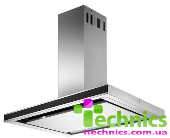 Вытяжка VENTOLUX ISOLA FLAT BLACK/INOX