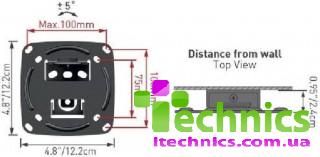 Настенный крепеж EVEREST E100-EV.B
