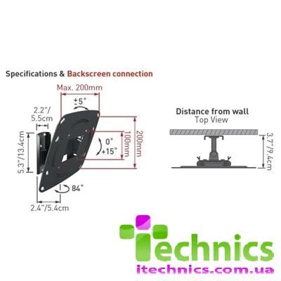Настенный крепеж EVEREST E220-EV.B