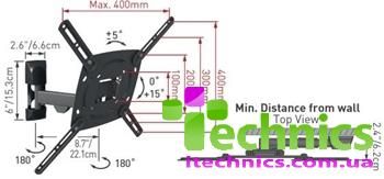 Настенный крепеж EVEREST E330-EV.B