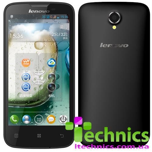 Смартфон Lenovo A830 Black (12мес)