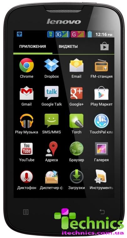 Смартфон Lenovo A690 Black (12мес)